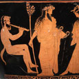 Thumbnail Dionysus, Satyr, Maenad